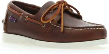 Sebago Sailor Shoes Brown Heren