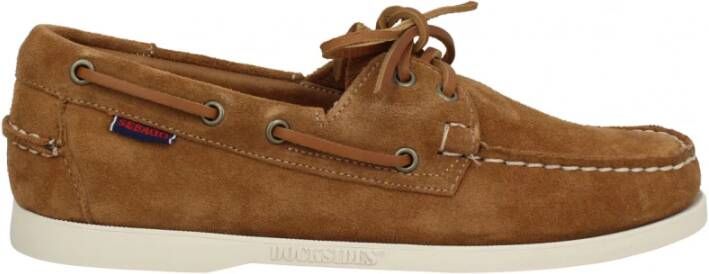 Sebago Stijlvolle Sailor Schoenen Brown Heren