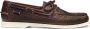 Sebago Donkerbruine Gestructureerde Loafer Brown - Thumbnail 7