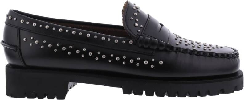 Sebago Studs Loafer in Zwart Black Dames