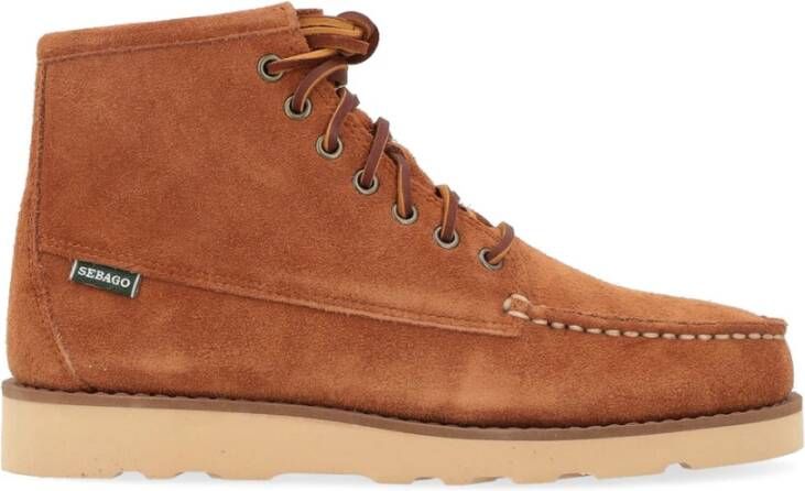 Sebago Suede Fox Mocha Mid Laarzen Brown Heren