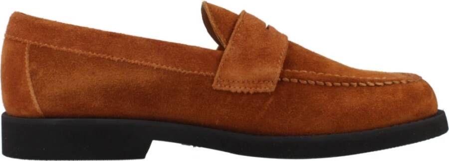 Sebago Suede Moccasin Loafers Brown Heren