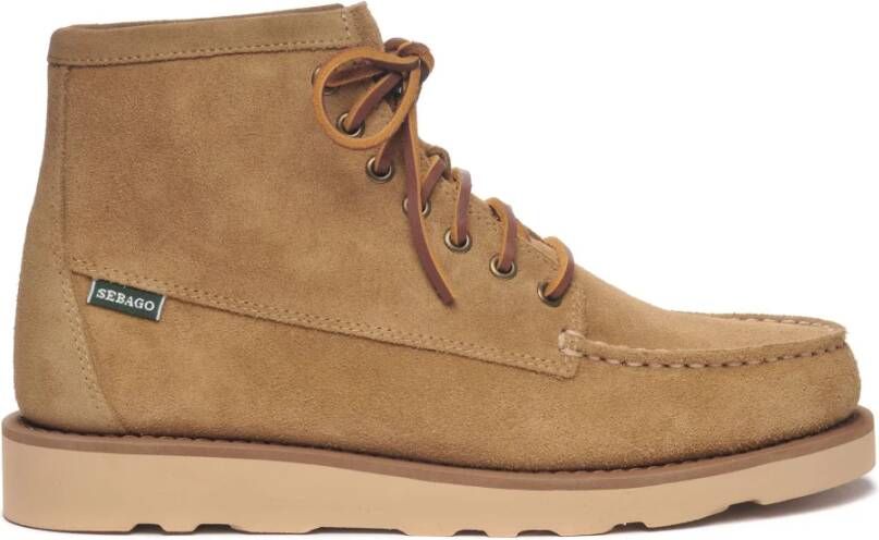 Sebago Tala Hoge Geolied Suède Laarzen Beige Heren