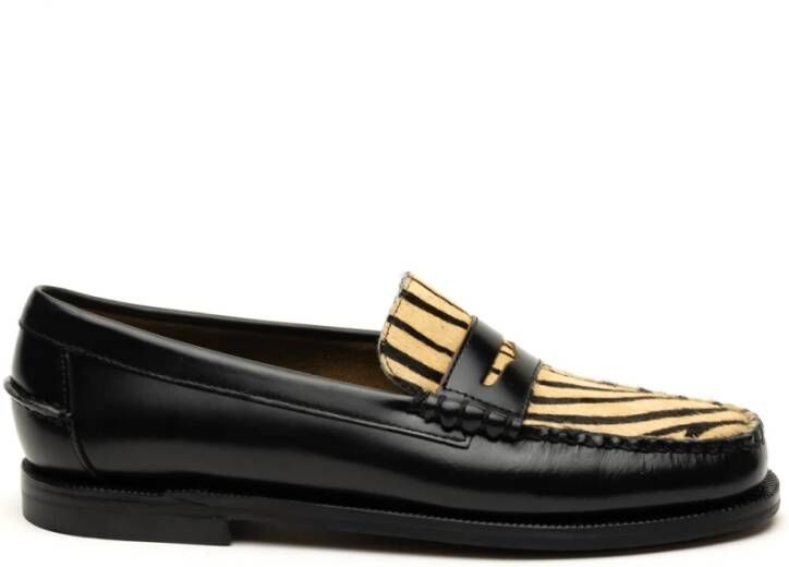 Sebago Wilde Vamp Stijl Schoenen Black Dames