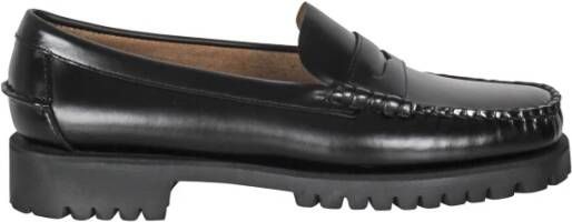 Sebago Zwarte Dames Lug Schoenen Black Dames