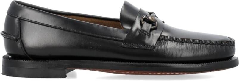 Sebago Zwarte Gesloten Loafer Schoenen Black Dames