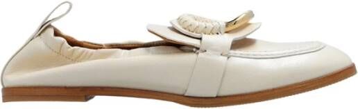 See by Chloé Hana lederen loafers Beige Dames