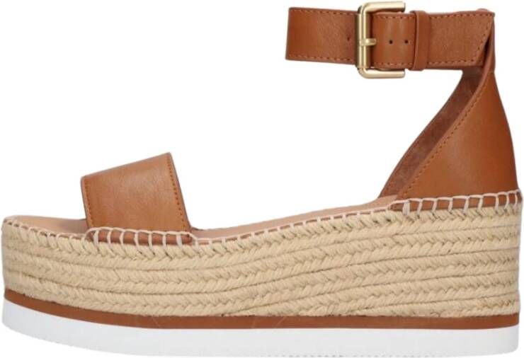 See by Chloé Luxe Espadrilles Glyn Brown Dames