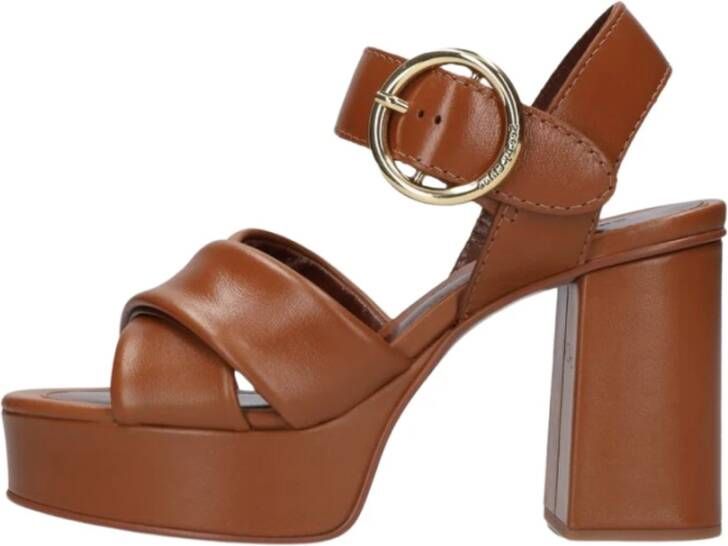 See by Chloé Luxe Lyna Sandaal Brown Dames