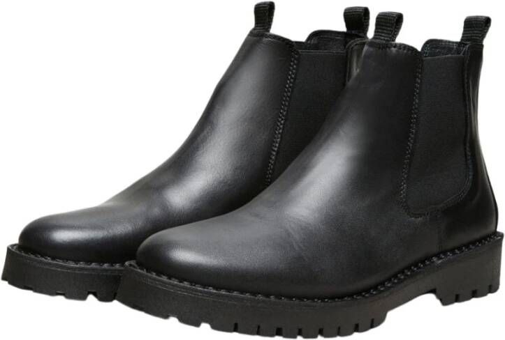 Selected Homme Chelsea boots met elastische inzetten model 'RICKY'