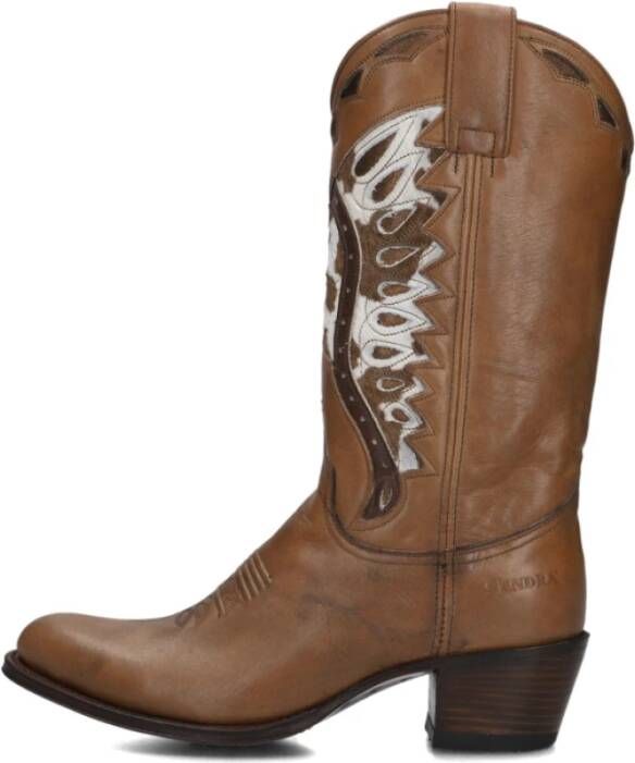 Sendra Cowboy laarzen Model 18802 Brown Dames