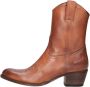 City Western bruin Tinten 17763 Cowboylaarzen Western Laarzen Dames Cognac - Thumbnail 3