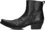 SENDRA Cowboylaarzen Heren 12185p Maat: 46 Materiaal: Leer Kleur: Zwart - Thumbnail 2