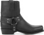 SENDRA Enkellaarsjes Dames 9077 Maat: 38 Materiaal: Leer Kleur: Zwart - Thumbnail 2