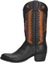 Sendra Zwarte Leren Cowboy Laarzen met Uniek Ontwerp Black Dames - Thumbnail 2