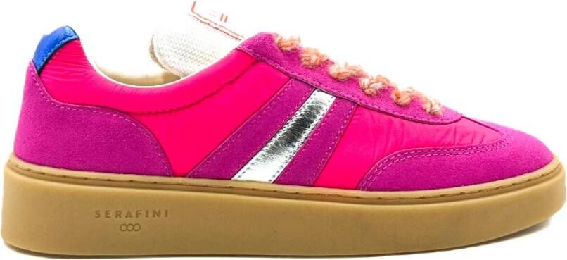 Serafini Fuchsia Court Sneakers Pink Dames