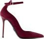 Sergio Levantesi Bordeaux Suède Livia Pumps met Hak Red Dames - Thumbnail 1