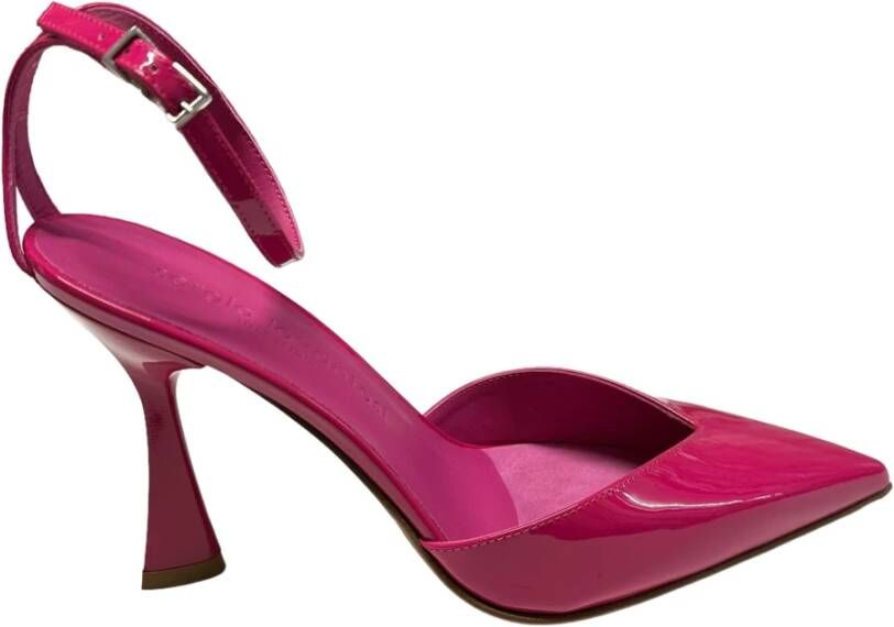 Sergio Levantesi Enkelband Polyester Sandalen Pink Dames