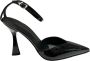 Sergio Levantesi Enkelband Sandalen in Polyester Black Dames - Thumbnail 1