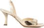 Sergio Levantesi Gouden Reptielenprint Sandalen Beige Dames - Thumbnail 1