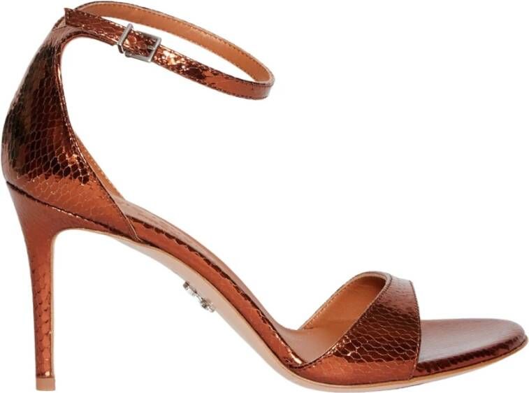 Sergio Levantesi High Heel Sandals Bruin Dames