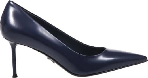 Sergio Levantesi Leren Glam5 Decollete Schoenen Blue Dames