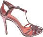 Sergio Levantesi Polyester Sandalen met 10cm Stiletto Hak Pink Dames - Thumbnail 1