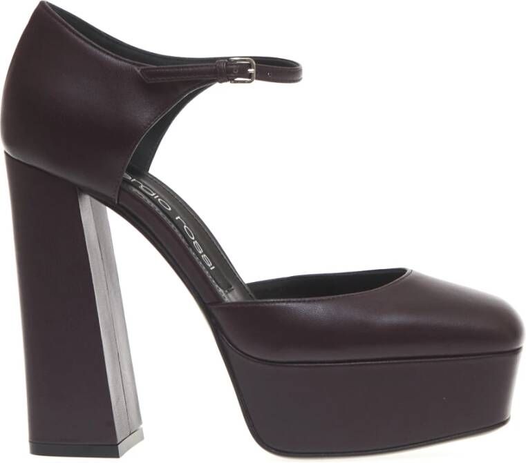 Sergio Rossi Bordeaux Pumps voor Dames Brown Dames