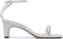 Sergio Rossi Elegante Grijze Open Teen Sandalen Gray Dames - Thumbnail 1