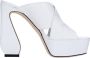 Sergio Rossi Elegante Muiltjes met Unieke Stijl White Dames - Thumbnail 1