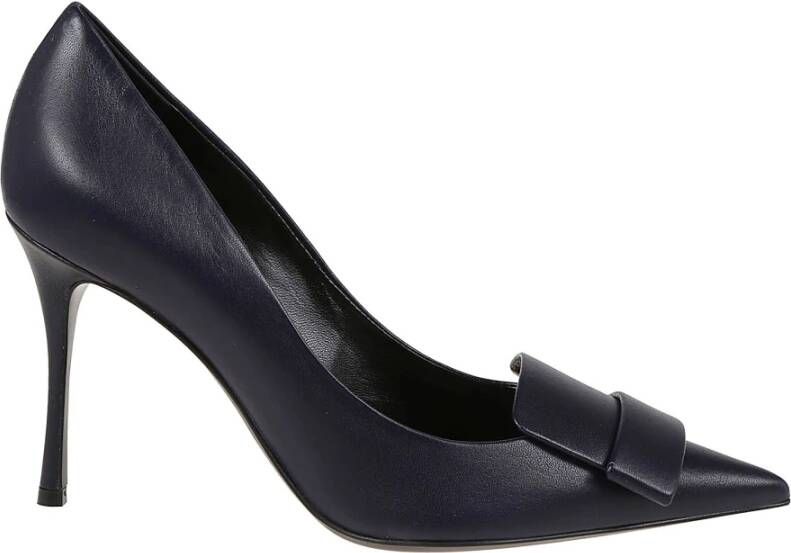 Sergio Rossi Elegante Oceano Pump-90 Hakken Black Dames