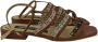 Sergio Rossi Elegante Platte Sandalen Bruin Dames - Thumbnail 1