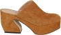 Sergio Rossi Elegante Suede Hakken Brown Dames - Thumbnail 1