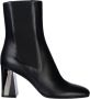 Sergio Rossi Elegante Zwarte Enkellaars Black Dames - Thumbnail 1