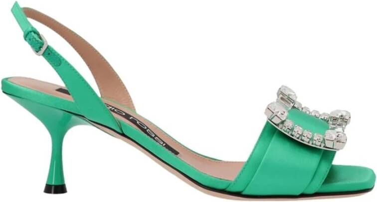 Sergio Rossi High Heel Sandals Groen Dames