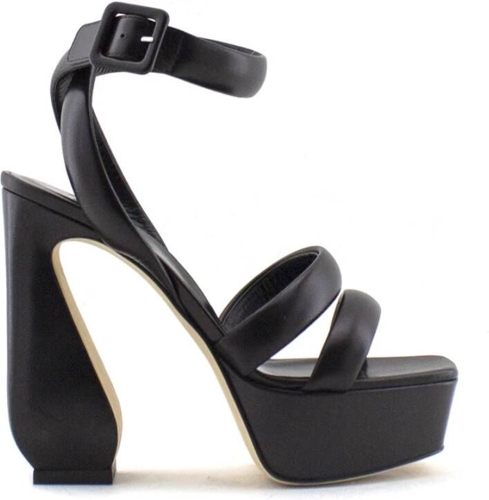 Sergio Rossi Verhoog je stijl met hoge hak sandalen Black Dames