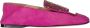 Sergio Rossi Leren Loafers met Kristaldetail Pink Dames - Thumbnail 1