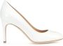 Sergio Rossi Leren pumps met 9 cm hak White Dames - Thumbnail 1