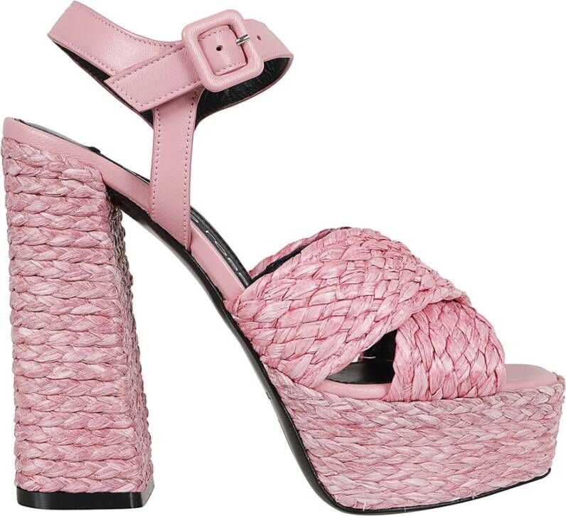 Sergio Rossi Lichtroze Sandal-90 Pink Dames