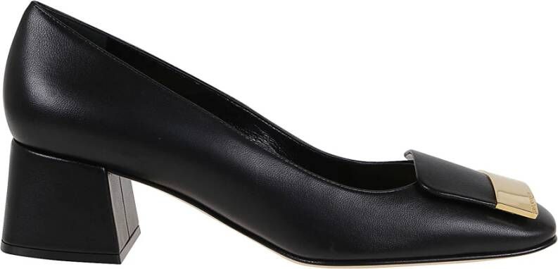 Sergio Rossi Luxe Nero Pump-45 Hakken Black Dames