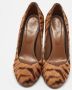 Sergio Rossi Pre-owned Canvas heels Brown Dames - Thumbnail 1