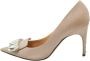 Sergio Rossi Pre-owned Fabric heels Beige Dames - Thumbnail 1