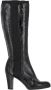 Sergio Rossi Pre-owned Leather boots Black Dames - Thumbnail 1