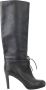 Sergio Rossi Pre-owned Leather boots Black Dames - Thumbnail 1