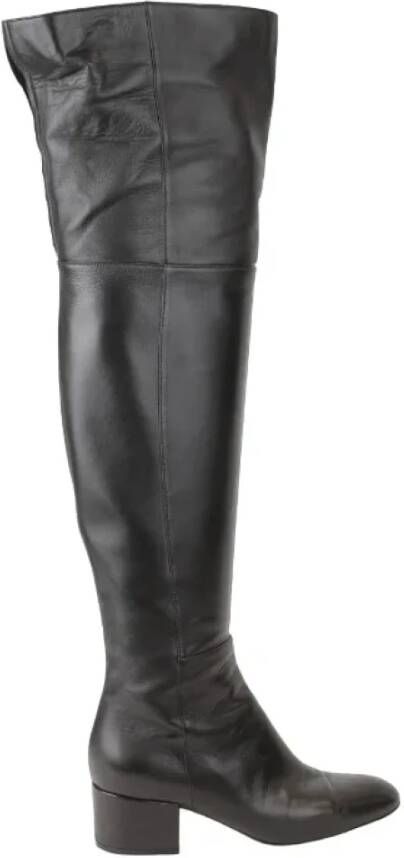 Sergio Rossi Pre-owned Leather boots Black Dames