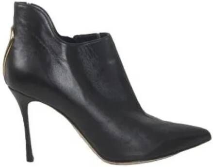 Sergio Rossi Pre-owned Leather boots Black Dames