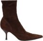 Sergio Rossi Pre-owned Leather boots Brown Dames - Thumbnail 1