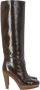 Sergio Rossi Pre-owned Leather boots Brown Dames - Thumbnail 1