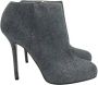 Sergio Rossi Pre-owned Leather boots Gray Dames - Thumbnail 1