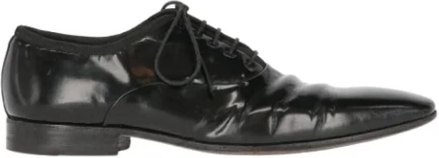 Sergio Rossi Pre-owned Leather flats Black Heren